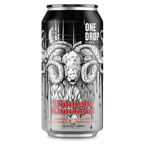 One Drop Brewing Midnight Knockout Imperial Pastry Stout 440mL