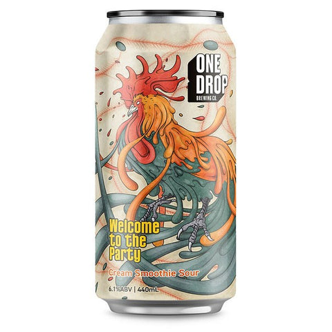 One Drop Brewing Welcome To The Party Smoothie Sour 440mL