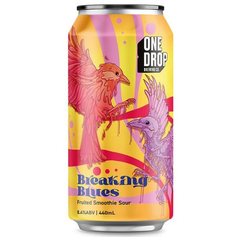 One Drop Brewing Breaking Blues Fruited Smoothie Sour 440mL