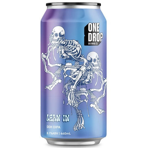 One Drop Brewing Lean In DDH Double IPA 440mL