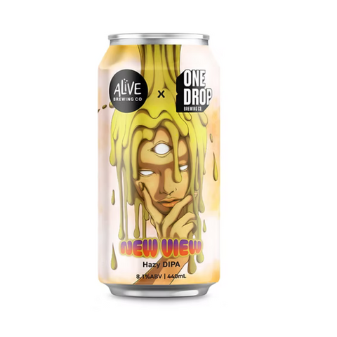 One Drop Brewing New View Hazy Double IPA 440mL