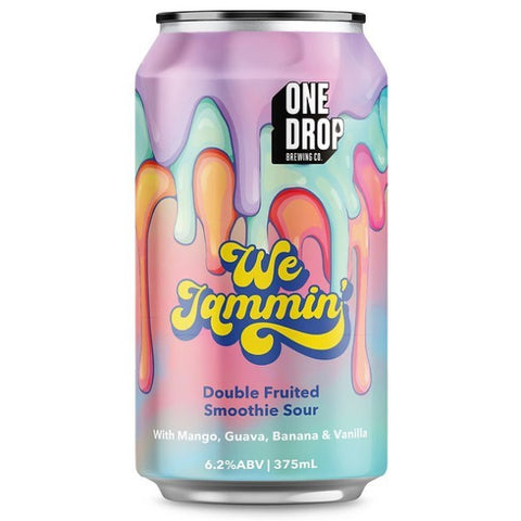 One Drop Brewing We Jammin' Double Fruited Smoothie Sour 375mL - The Hamilton Beer & Wine Co