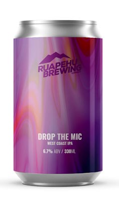 Ruapehu Brewing Drop The Mic - WCIPA 330mL
