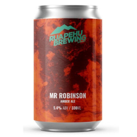 Ruapehu Brewing Mr Robinson Amber Ale 330mL