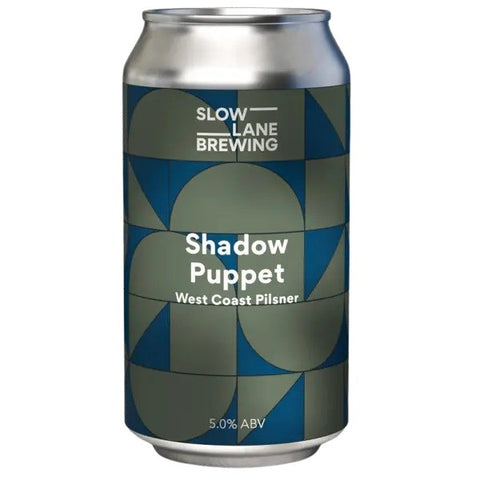 Slow Lane Brewing Shadow Puppet West Coast Pilsner 375mL - The Hamilton Beer & Wine Co