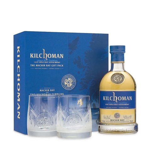 Kilchoman Machir Bay 700mL + 2x Glasses