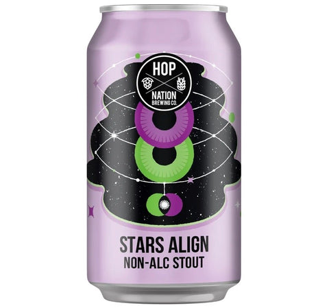 Hop Nation Stars Align Non Alcoholic Stout 375mL