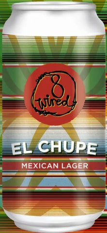 8 Wired El Chupe Mexican Lager 440mL