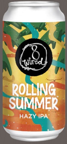 8 Wired Rolling Summer Hazy IPA 440mL