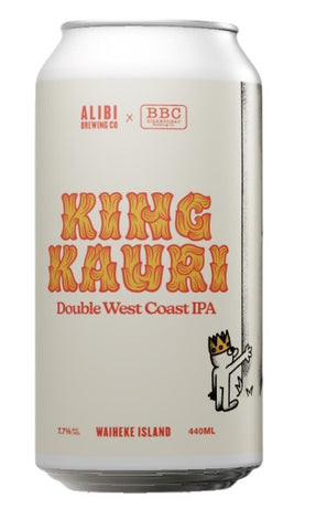 Alibi Brewing King Kauri Double West Coast IPA 440mL