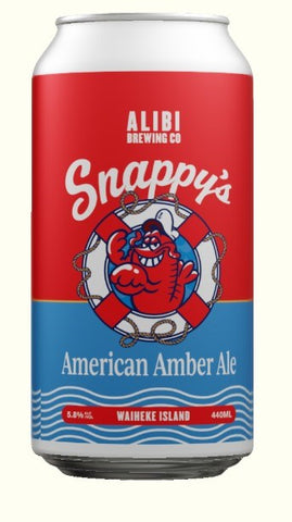 Alibi Brewing Snappy's American Amber Ale 440ml