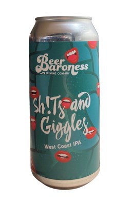 Beer Baroness 'Sh!ts & Giggles' West Coast IPA 440mL
