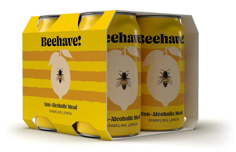 Beehave Non-Alcoholic Lemon Mead 4x330mL