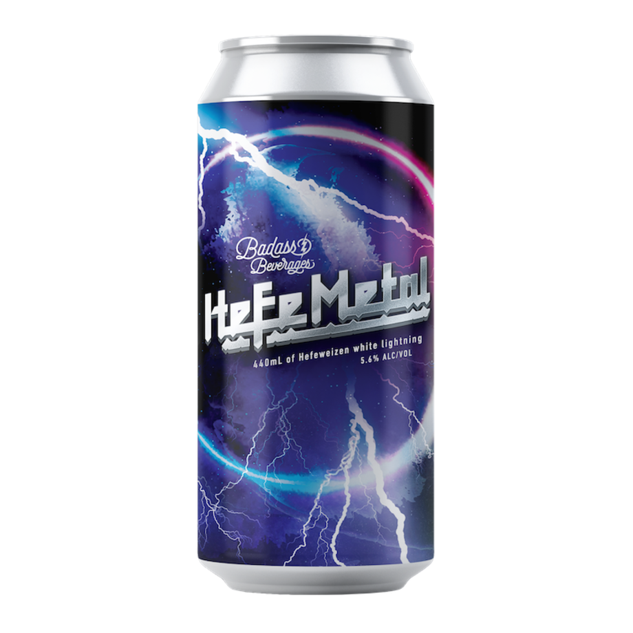 Badass Beverages Heffe Metal 440mL – Beer and Wine Co