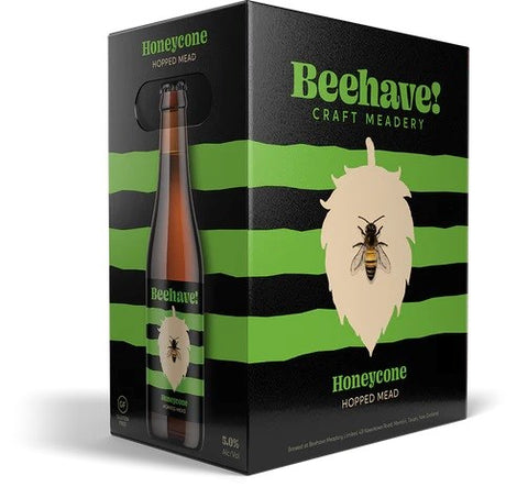 Beehave Honeycone Hopped Mead 6x330mL