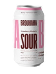 Brouhaha Brewery Strawberry Rhubarb Sour 375mL