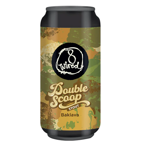 8 Wired Double Scoop Baklava Pastry Stout 440mL