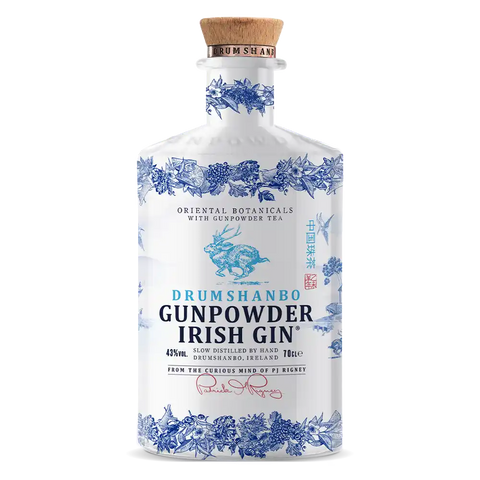 Drumshanbo Gunpowder Irish Gin 86 Ceramic Bottle 700mL