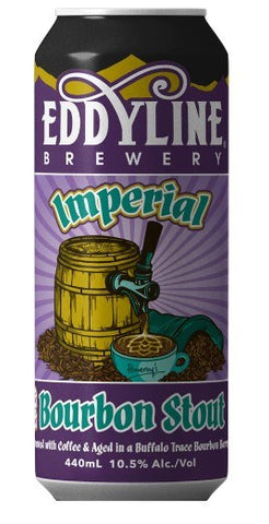 Eddyline 2023 Barrel Aged Imperial Bourbon Stout 440mL