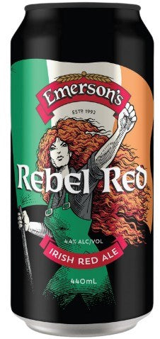 Emerson's Rebel Red Irish Red Ale 440mL