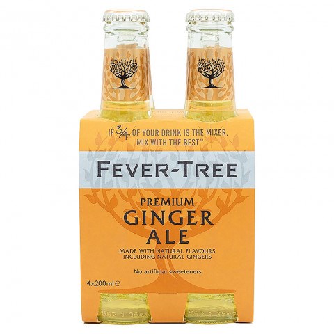 Fever Tree Ginger Ale 4x200mL