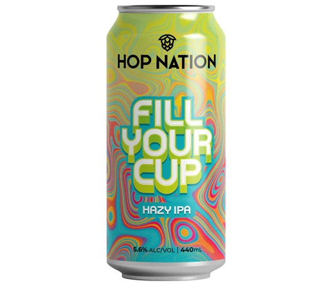 Hop Nation Fill Your Cup Hazy IPA 440mL