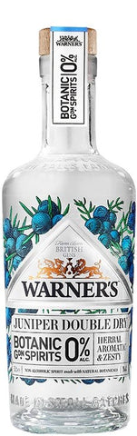 Warners 0% Juniper Double Dry Gin 500ml