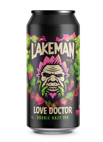 Lakeman Love Doctor Double Hazy IPA 440mL