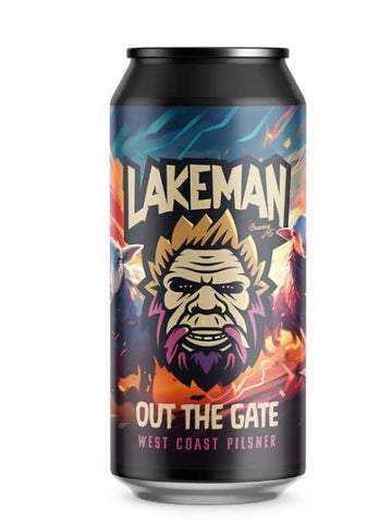 Lakeman Out The Gate West Coast Pilsner 440mL