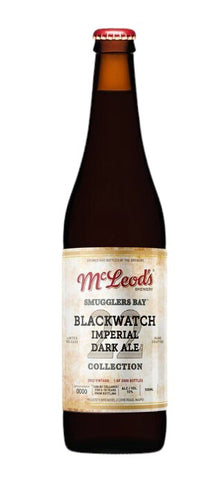 McLeod's Smugglers Bay Blackwatch Imperial Dark Ale 500mL Bottle