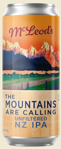 McLeod's Mountains are Calling NZ IPA 440mL