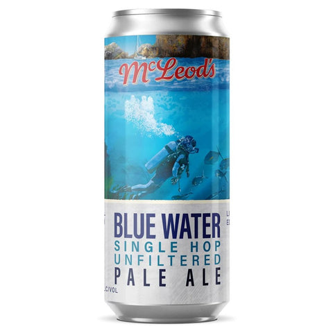 Mcleod's Blue Water Single Hop Unfiltered Pale Ale 440mL