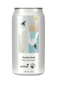 Mount Brewing x Altitude Brewing Double Grab West Coast Pilsner 440mL