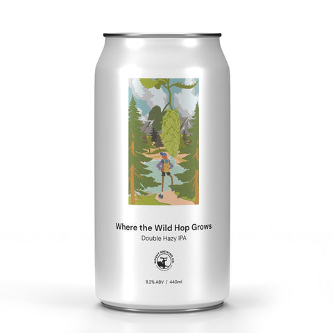 Mount Brewing Where the Wild Hop Grows Double Hazy IPA 440mL