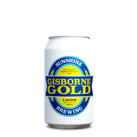 Sunshine Brewery Gisborne Gold 12x330mL