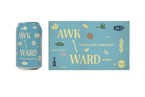 Sawmill Awkward Quite Hard Lemonade 6x330mL