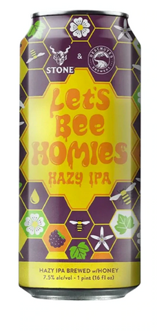 Stone/Deschutes Let's Bee Homies Hazy IPA 473mL