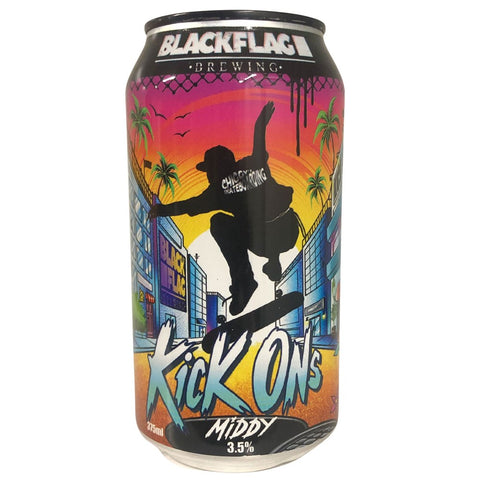 Black Flag Brewing Kick Ons Middy Session Ale 375mL