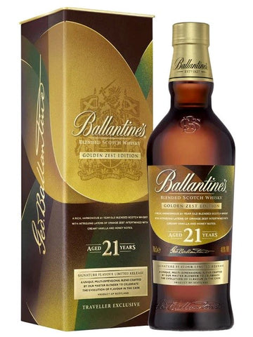 Ballantines 21yo Golden Zest Blended Whisky 700mL