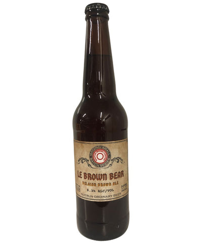 Bootleg Brewery Brown Bear Belgian Brown 500mL