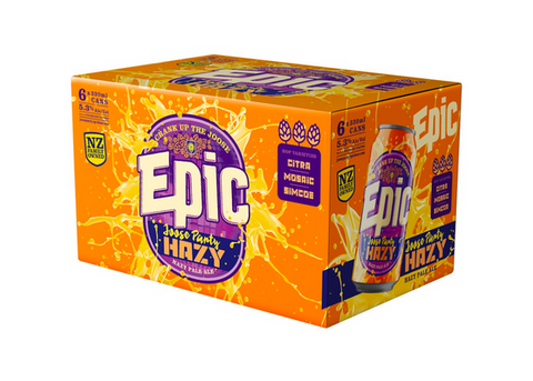 Epic Joose Party Hazy Pale Ale 6x330mL Cans