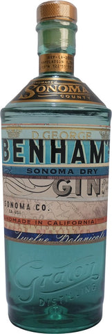 D George Benhams Sonoma Dry Gin 750mL
