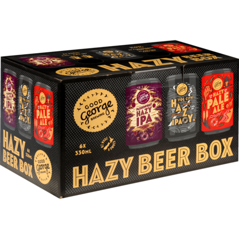 Good George Hazy Beer Box 6x330mL
