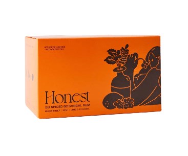 Honest Six Spiced Botanical Rum with Ginger Beer, Wild Mint & Fresh Lime 6x330mL