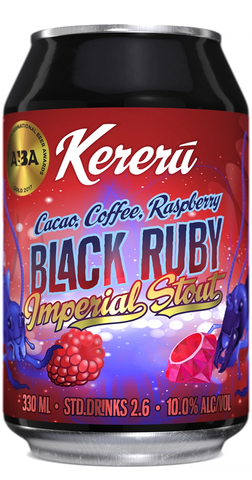 Kereru "Black Ruby" Imperial Stout 330mL