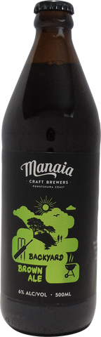 Manaia Backyard Brown Ale 500mL