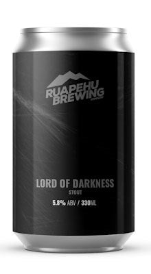 Ruapehu Brewing Lord Of Darkness - Stout 330mL