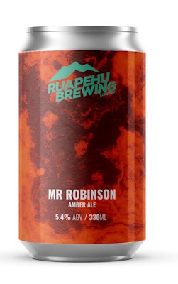 Ruapehu Brewing Mr Robinson - Amber Ale 330mL