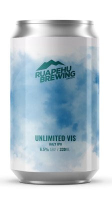 Ruapehu Brewing Unlimited Vis -Hazy IPA 330mL