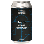 Slow Lane Brewing Ton Of Bricks Rum Barrel Aged Imperial Stout 375mL